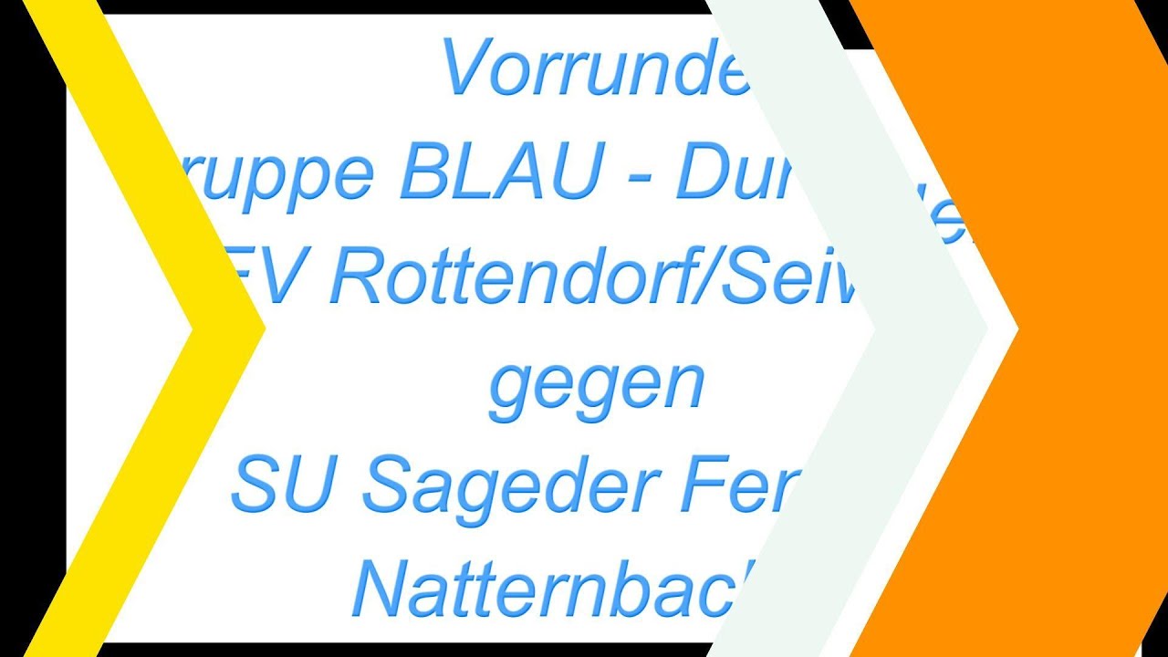 84. Staatsmeisterschaft Herren Salzburg VR blau Rottendorf gegen Natternbach
