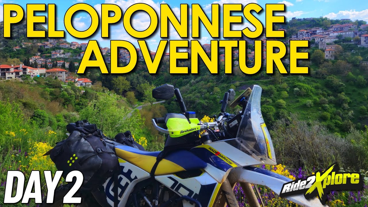🏍️ Solo Adventure με Husqvarna 701 Enduro | Μαίναλο – Δημητσάνα – Αρχαία Ολυμπία | Ημέρα 2 🌲🏛️