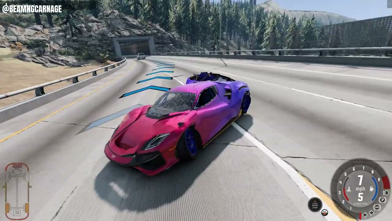 Massive Crash Compilation in BeamNG drive #179 - BeamNG Carnage