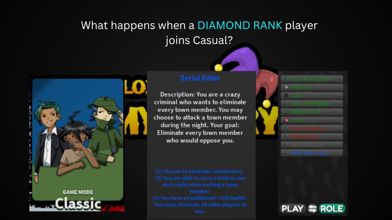What Happens When A Diamond Ranked Player Joins Classic Mode? (Bloxston Mystery #31)
