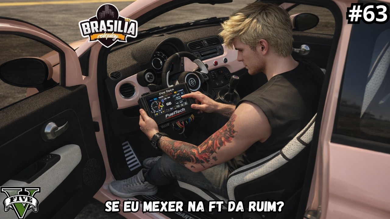 👨‍💻 E SE EU MESMO FUÇAR NA FUELTECH DO FIAT 500 NO BRASILIA RP? 🚗