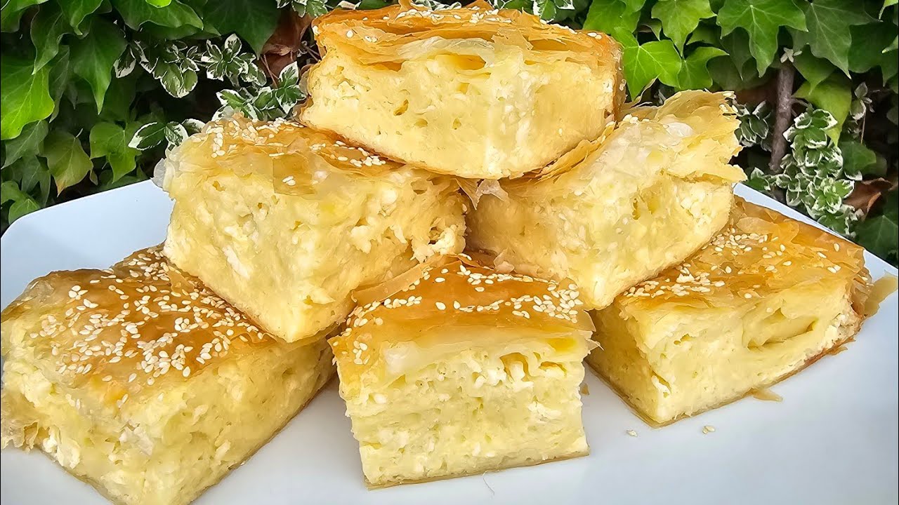 Вкусна, хрупкава сръбска гибаница & Delicious,crispy Serbian gibanica  #гибаница #баница #бюрек