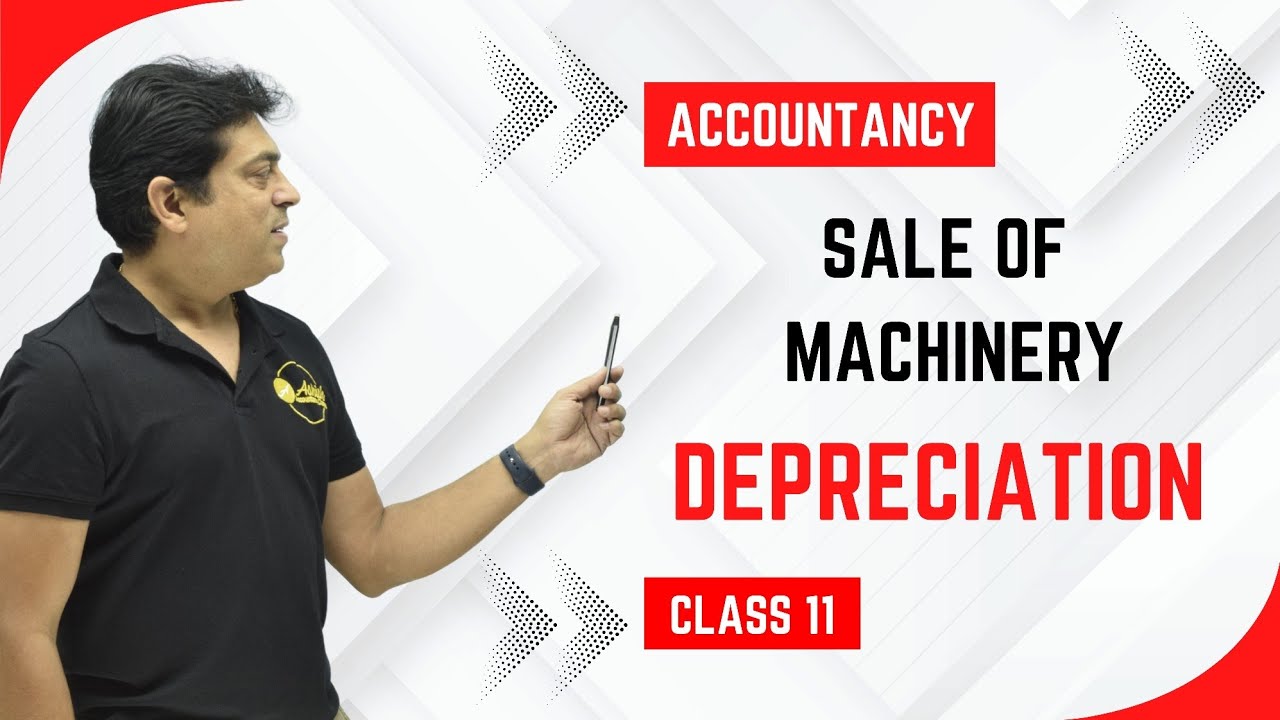 Calculating Profit or Loss on Sale of Machinery | Depreciation | Accountancy | Class 11 |