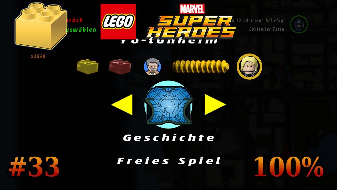 LEGO MARVEL Super Heroes #33 | Yo tunheim 100%💎 |German| |No Commentary|