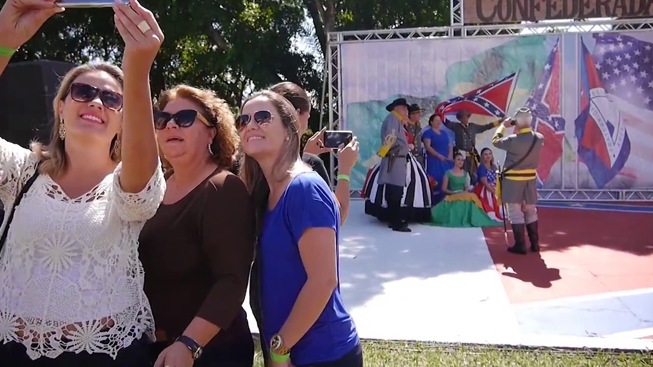 Festa Confederada in Santa Barbara, Brazil - Brazilian Town Celebrates Confederacy