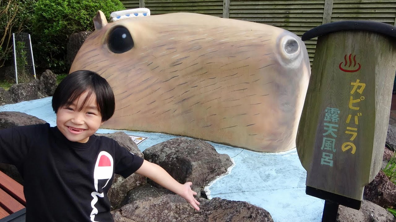 おでかけ 伊豆シャボテン動物公園 ラマさんやペリカンにエサをあげるよ！ レオスマイル