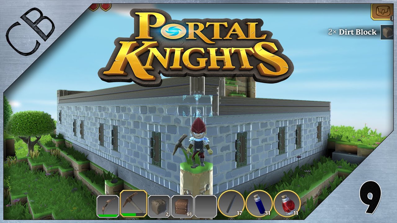 Portal Knights - Main Base Speed Build pt.1 - Ep 9