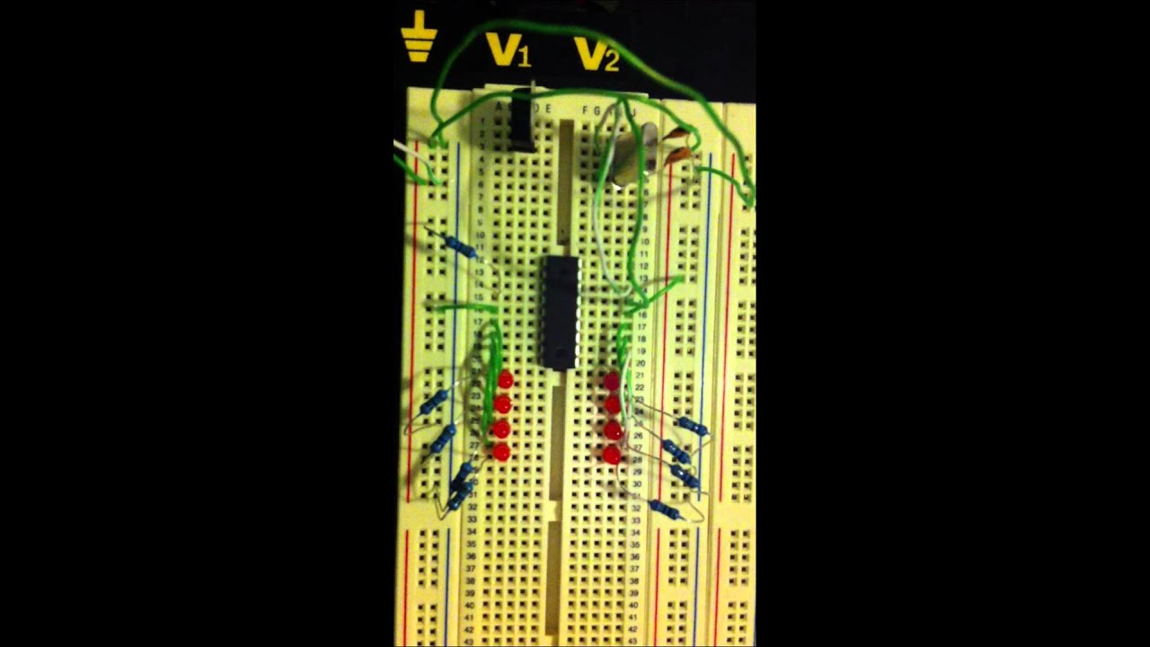 PIC16F84A LED Chaser assembler