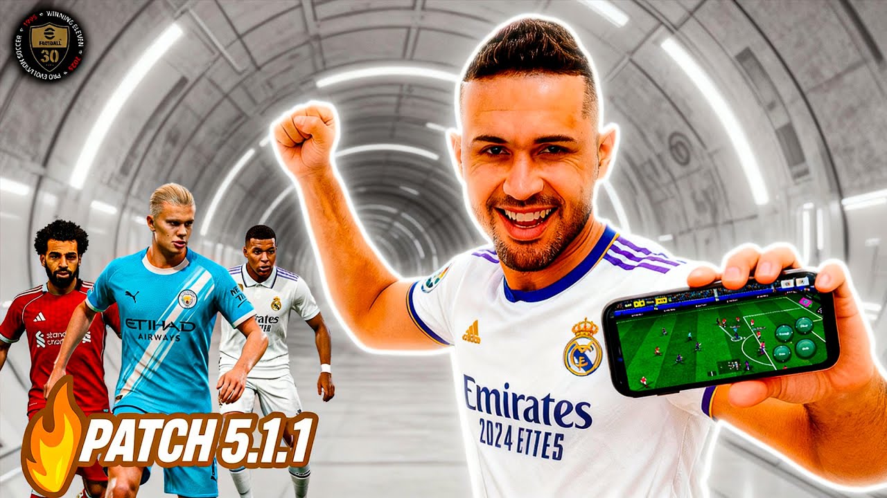 SAIU!!! 😱🔥 NOVO PRO PATCH  GR&Aacute;FICO ALTO 5.1.1 PRO EFOOTBALL 2026 MOBILE