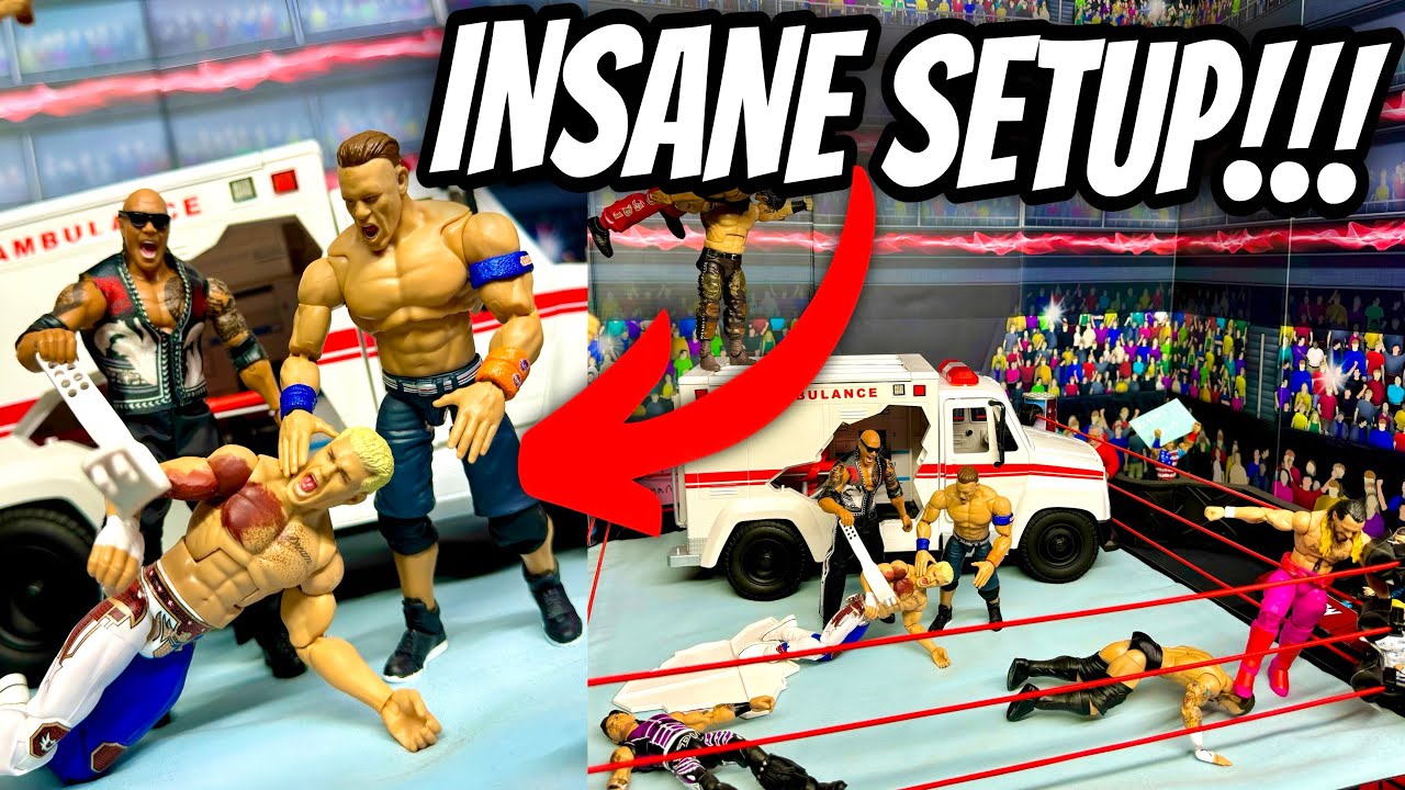 MASSIVE Setup of WWE ACTION FIGURES!