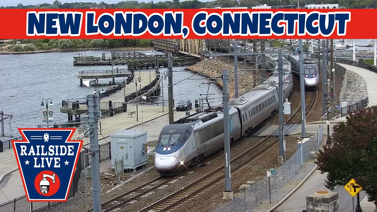 LIVE New London, CT Railcam | Railside Live