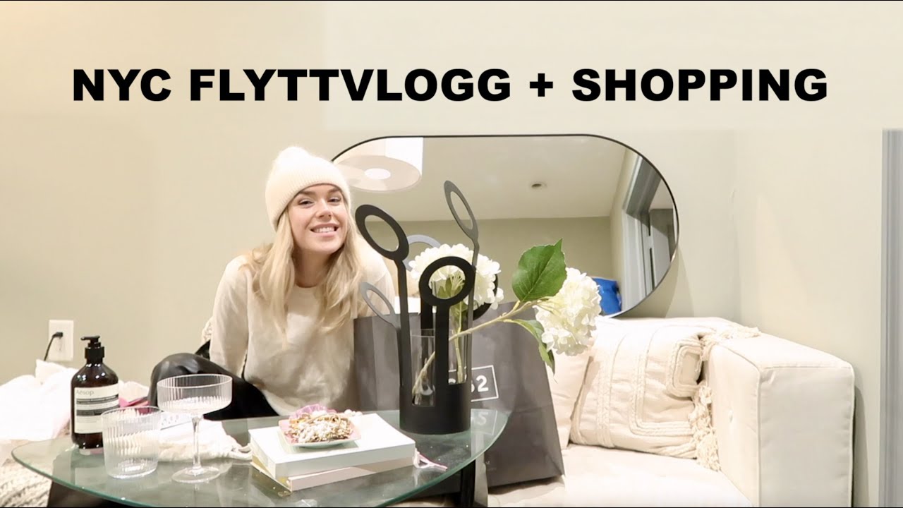 FLYTTVLOGG 2 I MIN NYC APARTMENT+ shopping