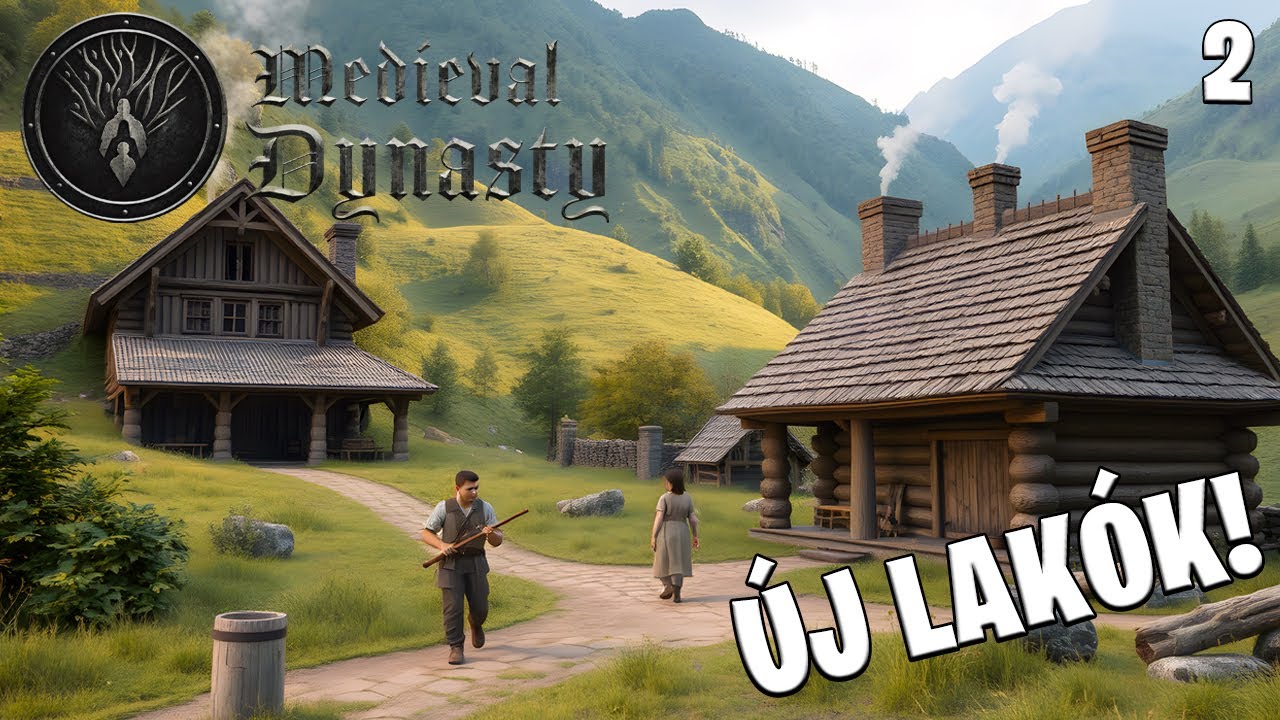 Medieval Dynasty LIVE #2 - 🏹 Friss Munkaerő és Új Épületek! Építkezés Teljes Gőzzel!
