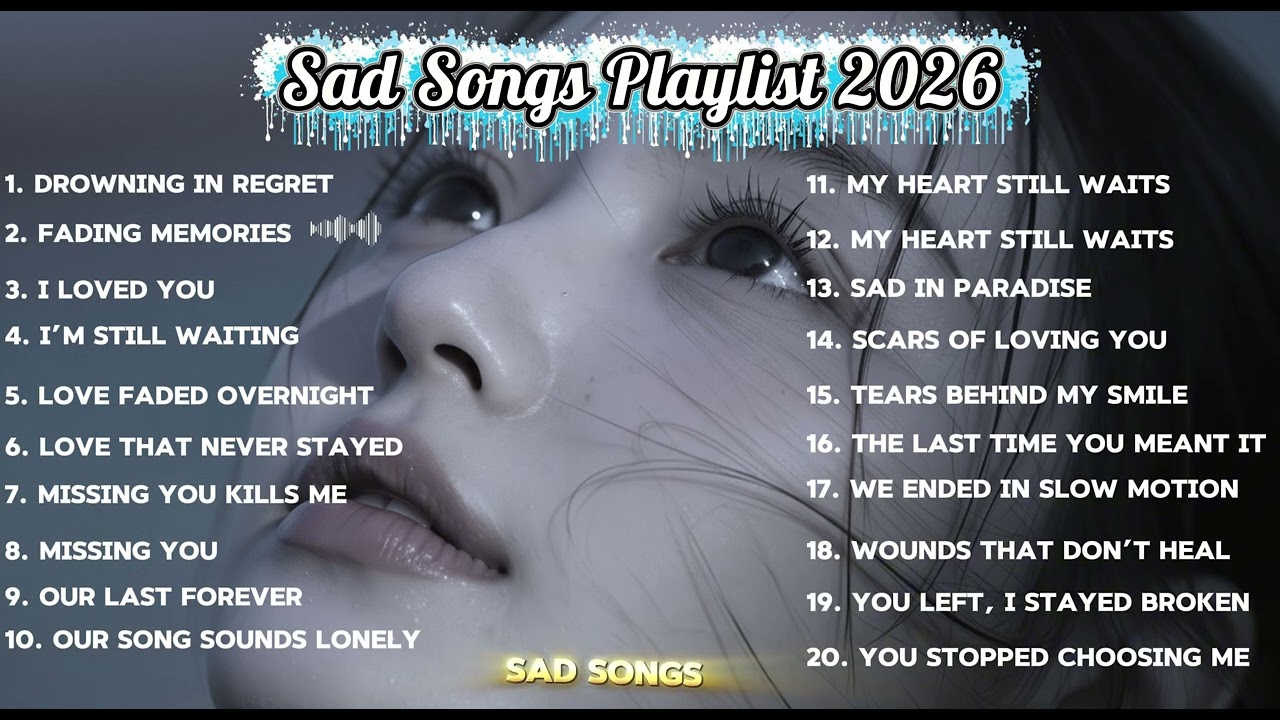 Beautiful Sad Vibes Song Playlist💔😭 Emotional Pop Ballads || English Pop for Midnight Melancholy🔥🎶