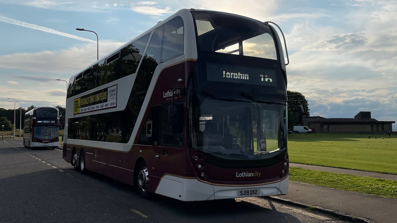 *Kickdown* Lothian City Volvo B8L Enviro 400XLB 1104 (SJ19 OXZ) Service:16