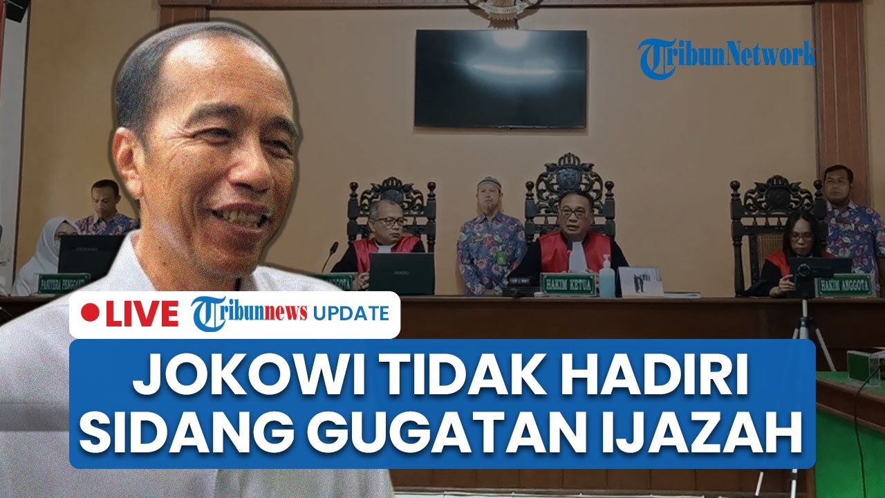 🔴 LIVE: Sidang Gugatan Ijazah, Jokowi Tak Hadir padahal Penggugat Ingin Mediasi dan Cabut Gugatan