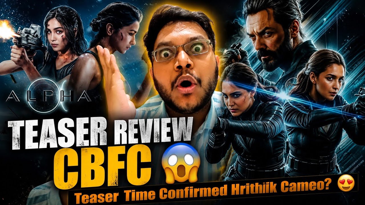 ALPHA TEASER REVIEW | ALPHA TEASER REACTION | ALPHA TEASER RELEASE TIME TODAY | कितने बजे आयेगा? 😱