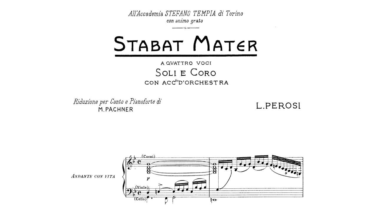 Lorenzo Perosi – Stabat Mater