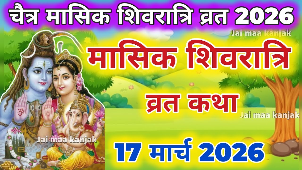 चैत्र मासिक शिवरात्रि व्रत कथा Masik Shivratri Vrat Katha मासिक शिवरात्रि की पौराणिक कथा