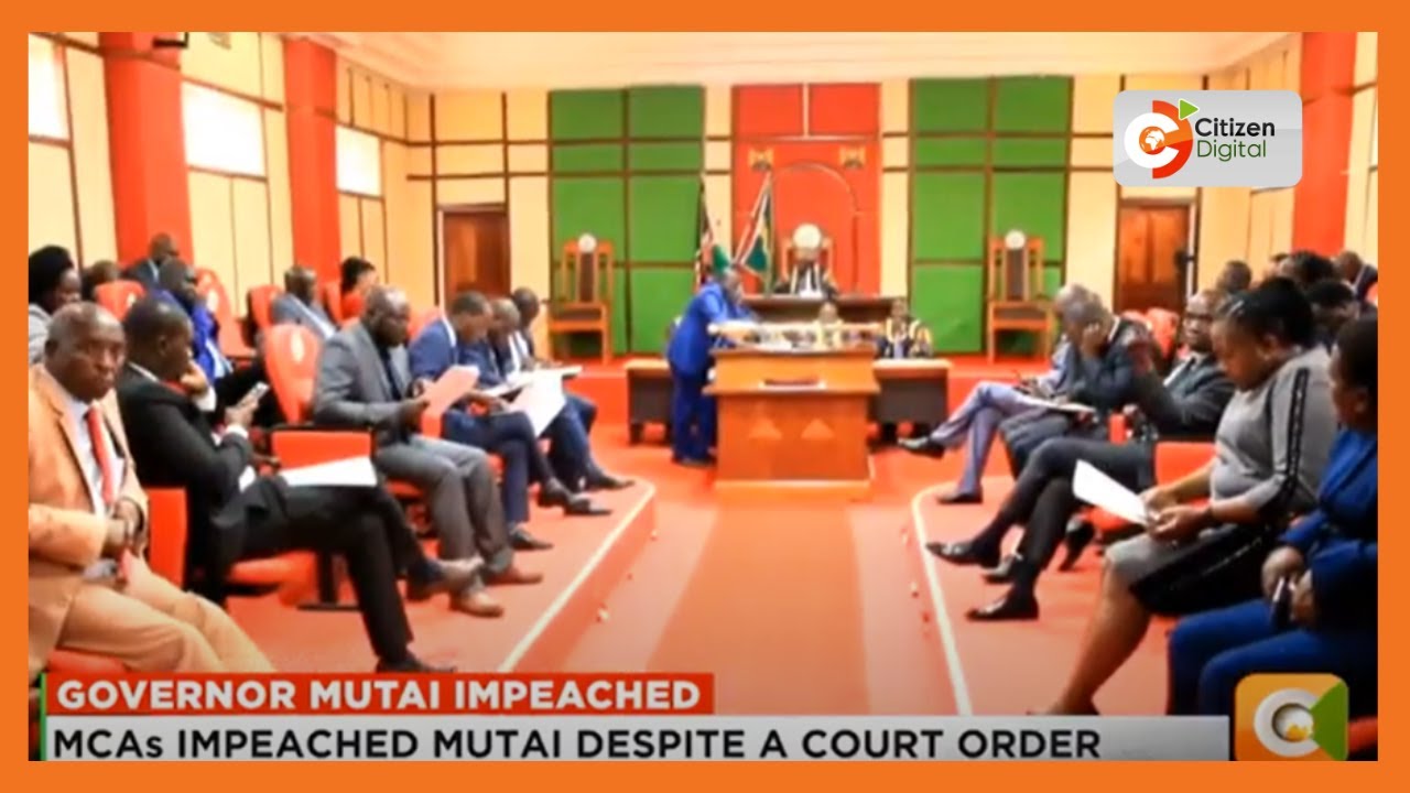 Kericho County Governor Eric Mutai impeached
