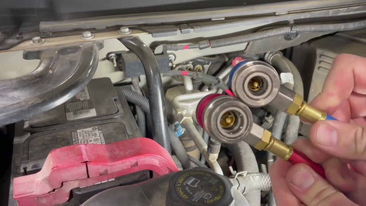 Robinair AC Machine Recovery and Recharge