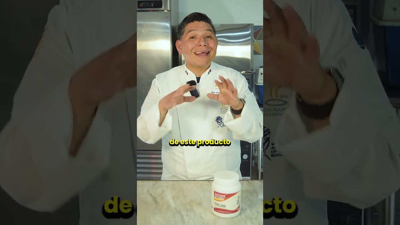 ¿QUÉ ES EL ACETATO DE SODIO? | Chef Cepeda