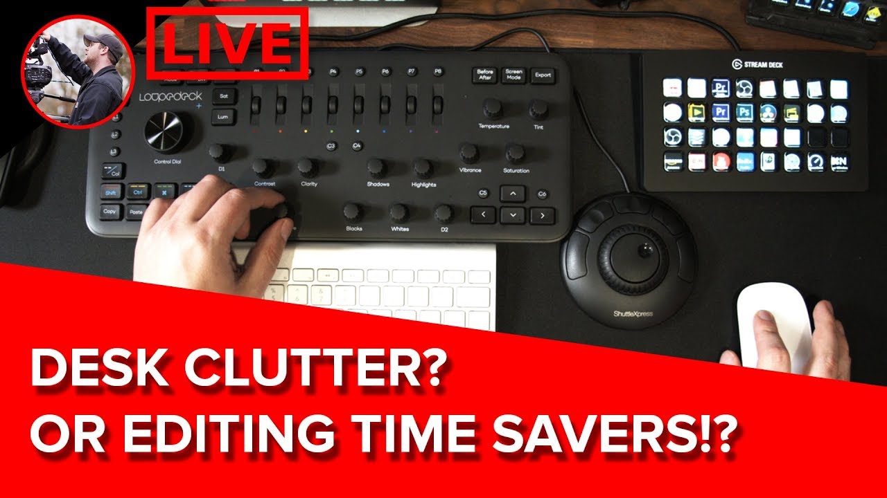 🔴 Video Editing Control Surfaces I Have Been Testing - Stream Deck XL, LoupeDeck+, ShuttleXpress