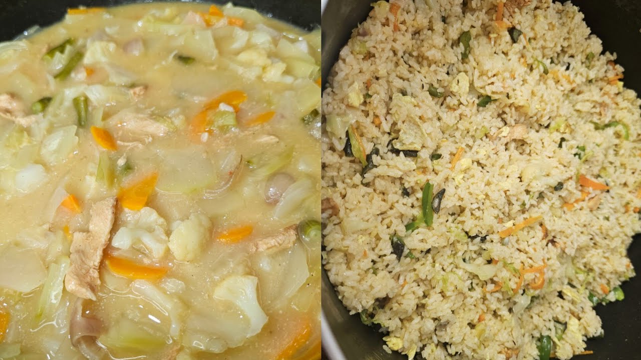 খুবই সহজ দুটি চাইনিজ রেসিপি|| Easy chinese food recipe|| Fried rice and chinese vegetable recipe||