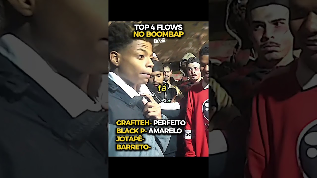 TOP 4 RIMAS no BOOMBAP!🔥 (S&oacute; as melhores)