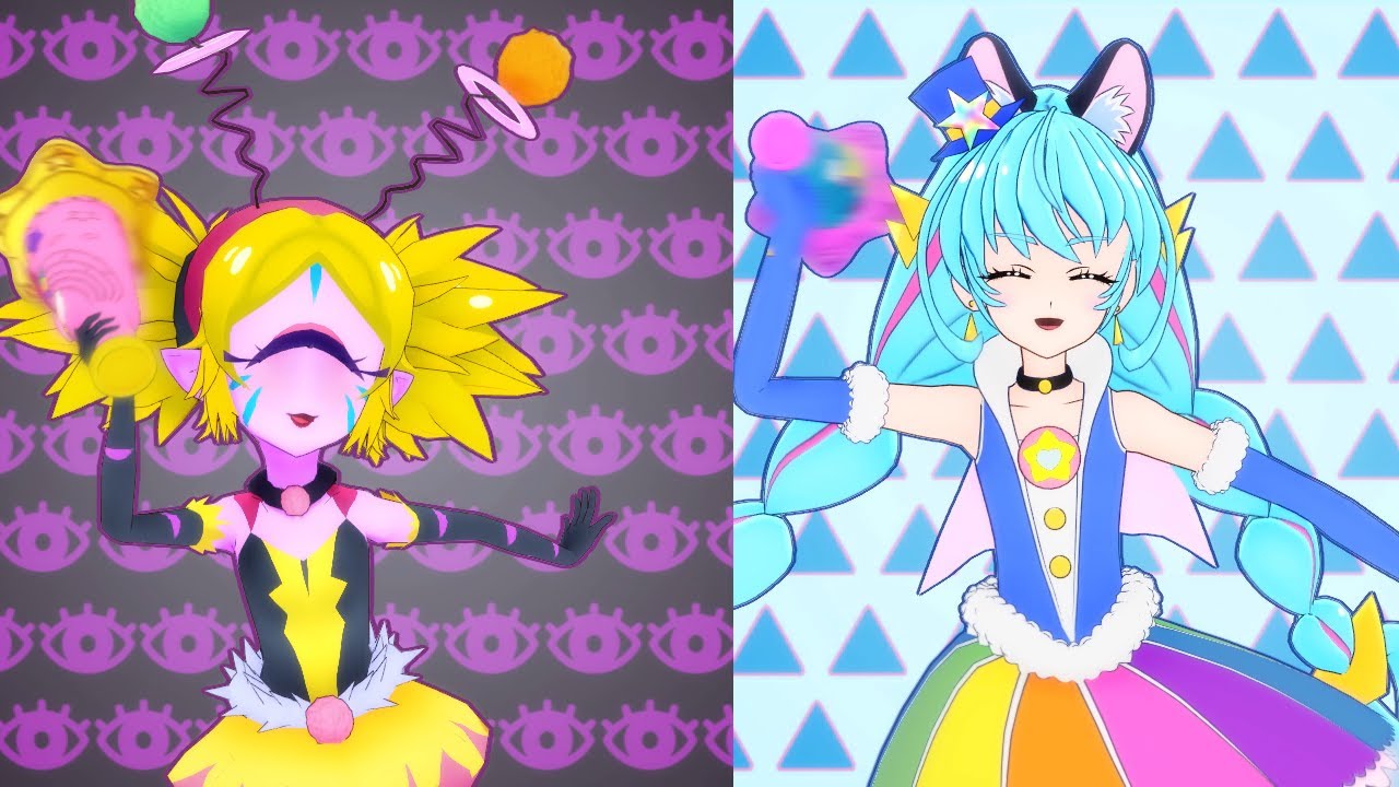 コスモ＆アイワーンでパペピプロマンティック【MMD Precure】