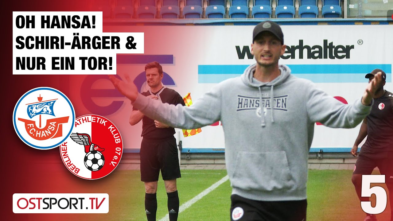 Oh Hansa! Schiri-Ärger & nur ein Tor: FC Hansa Rostock II - Berliner AK 1:1 | Regionalliga Nordost
