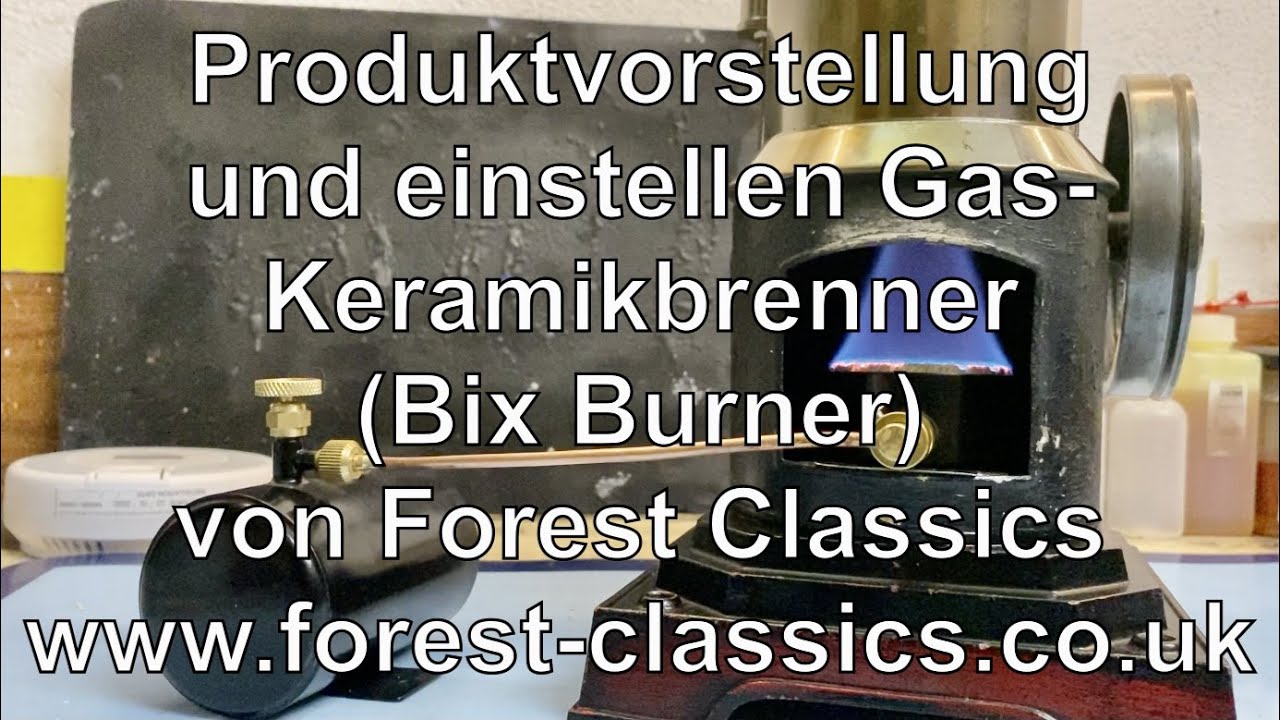 Gasbrenner Dampfmaschine Bix Burner Produktvorstellung und Einstellung