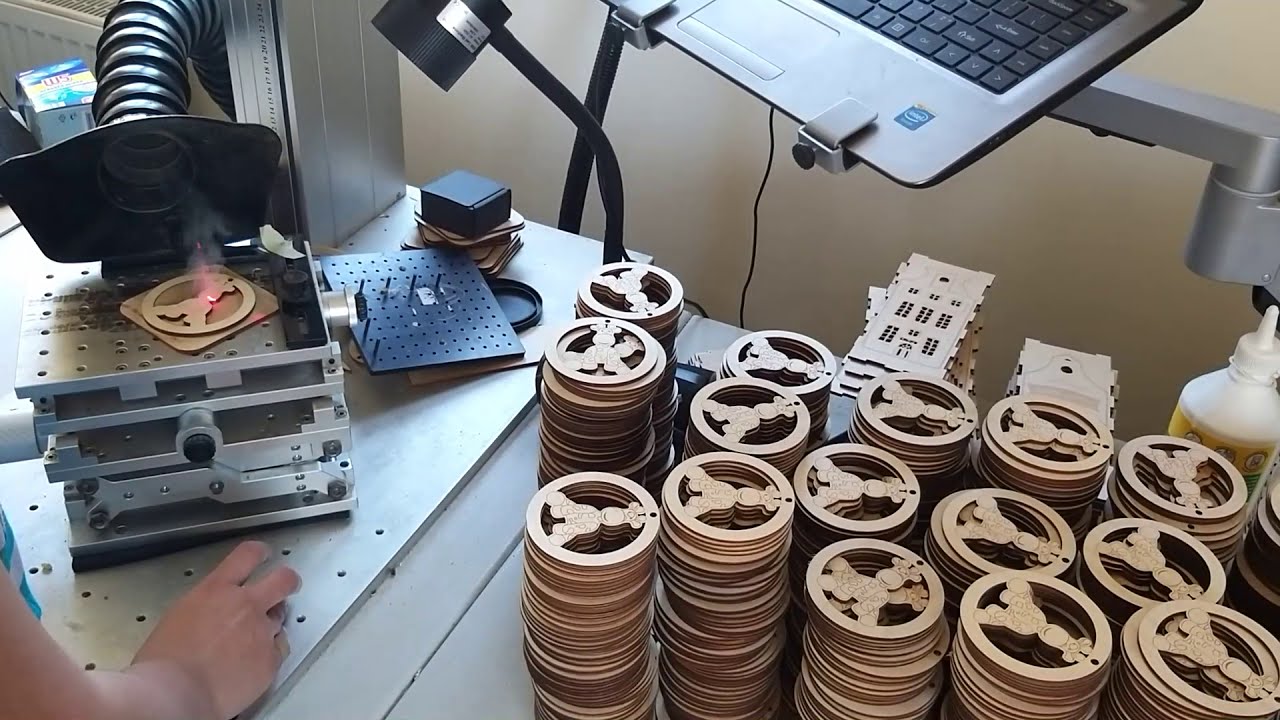 Smart Laser Co2 Galvo 30/60W - cięcie i grawerowanie sklejki