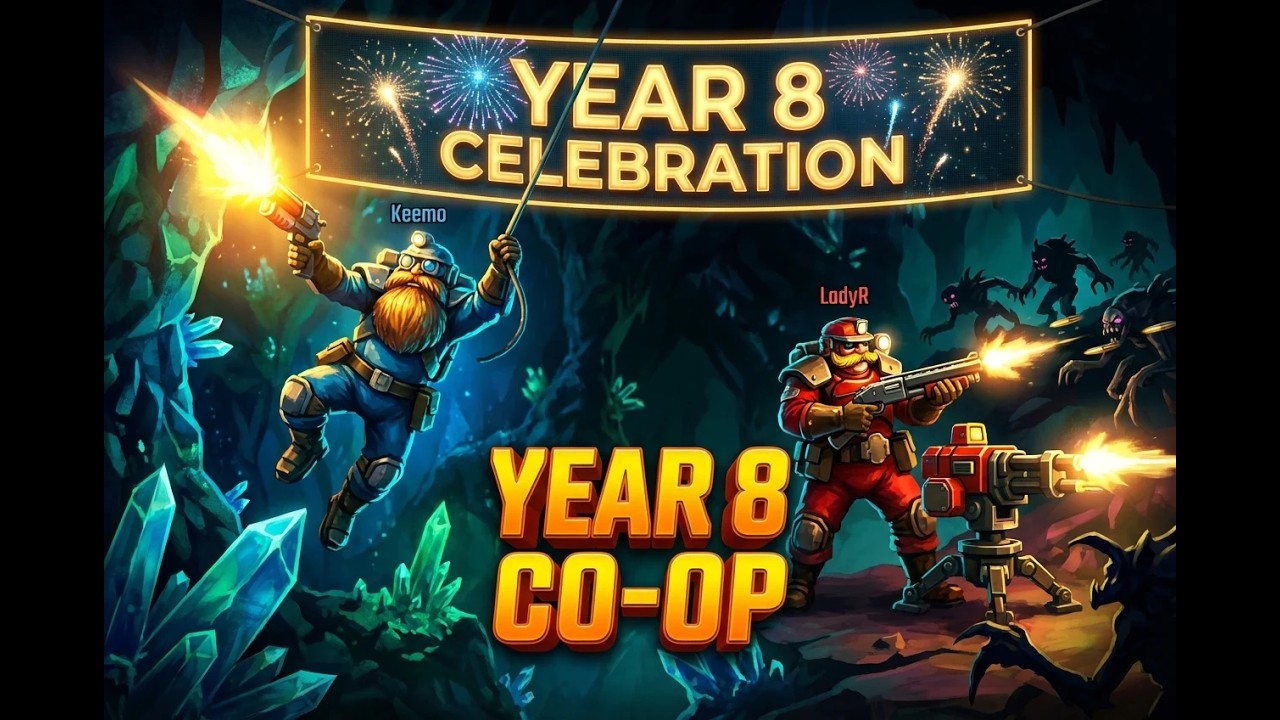 Deep Rock Galactic co-op year 8