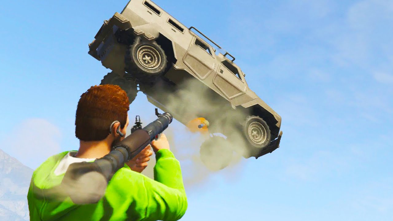 ROCKETS VS INSURGENTS (смешные моменты GTA 5)