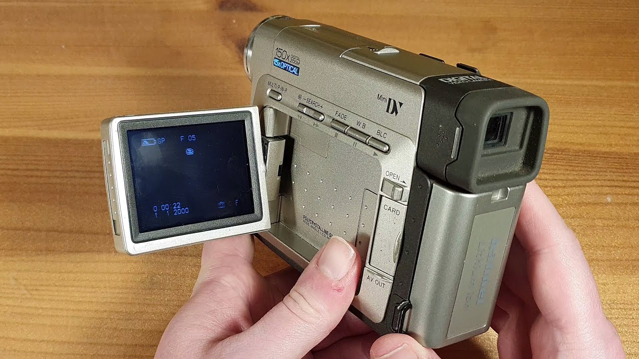 Panasonic NV-DS55 MiniDV camcorder repair and test