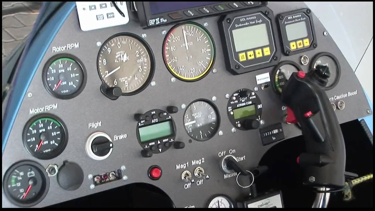 Flug mit dem Tragschrauber