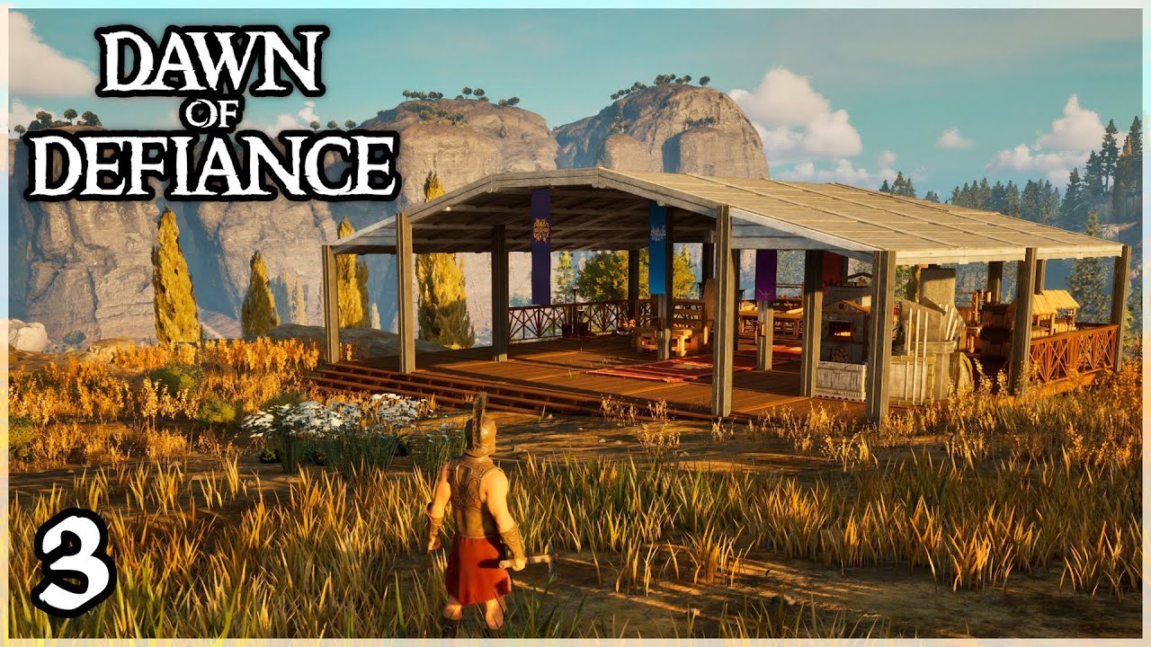 Building a Workshop & Completing Quests! [Dawn of Defiance Ep. 3]