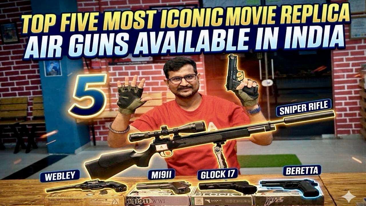 Top 5 Iconic Movie Replica Air Guns in India 🇮🇳 Own Your Dream Gun | Realistic CO2 Pistols & Rifles