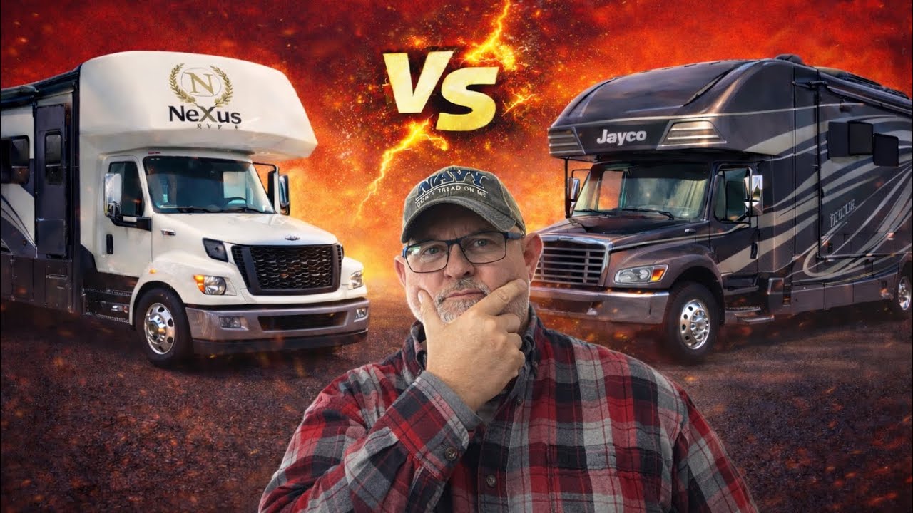 Полное сравнение Super C от Nexus и Jayco.