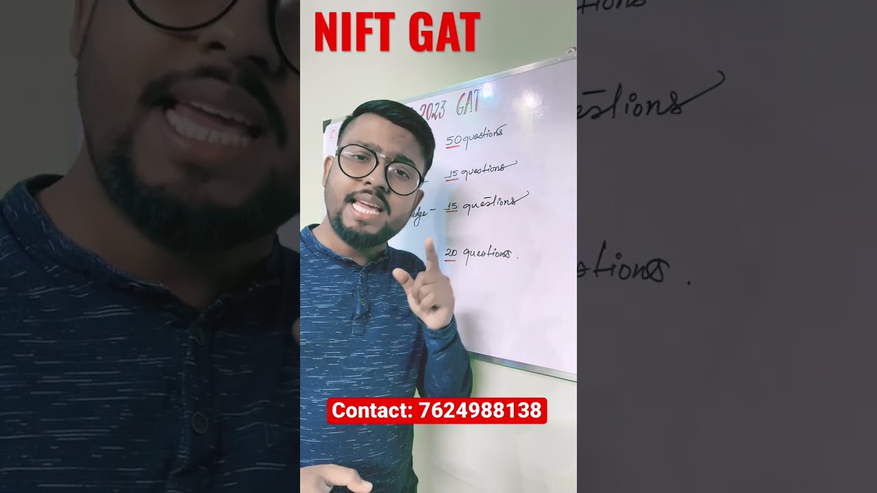 What all to study for NIFT GAT ? #nift2023 #niftcoaching