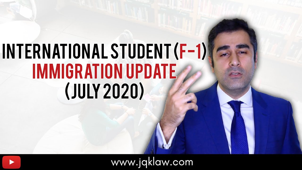 International Student (F-1) Immigration Update (July 2020) with USC Students