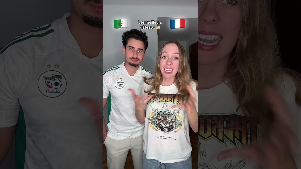 Alg&eacute;rie 🇩🇿 VS France 🇫🇷 pt2 #algerie #couple #challenge #dahkdz #france #alg&eacute;rien #dz