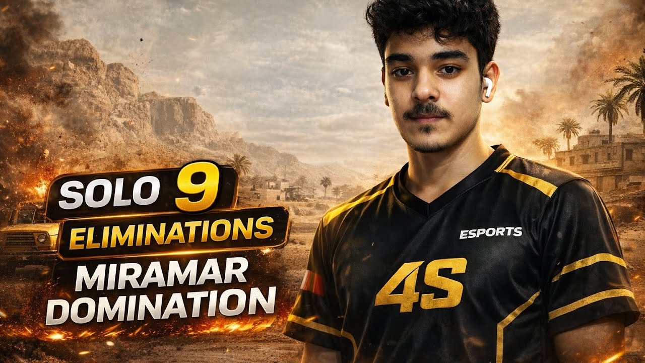 SOLO 9 ELIMINATIONS RAW POV  |  MIRAMAR DOMINATION / IQOO NEO 10R 120 FPS 