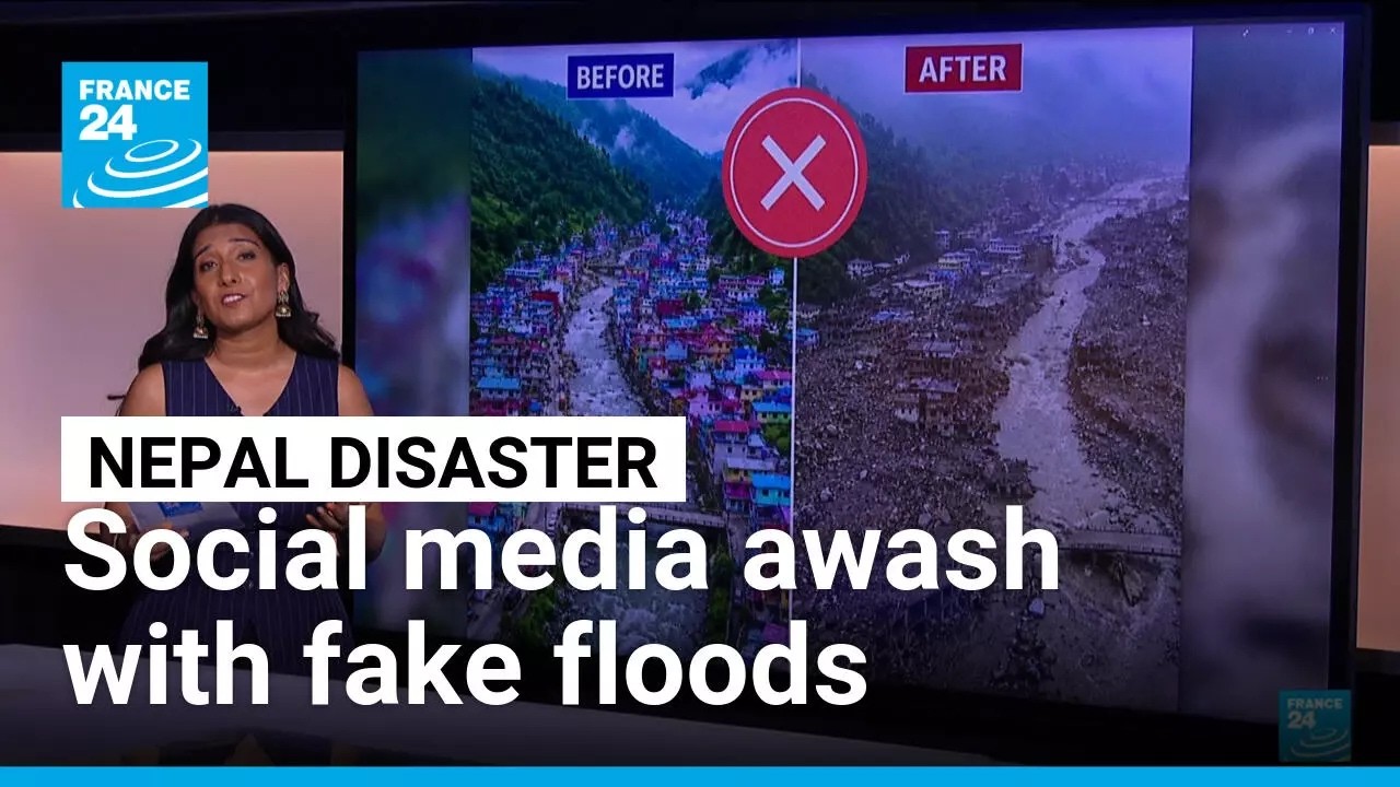 Nepal disaster: Fake and AI images flood social media as deaths mount &bull; FRANCE 24 English