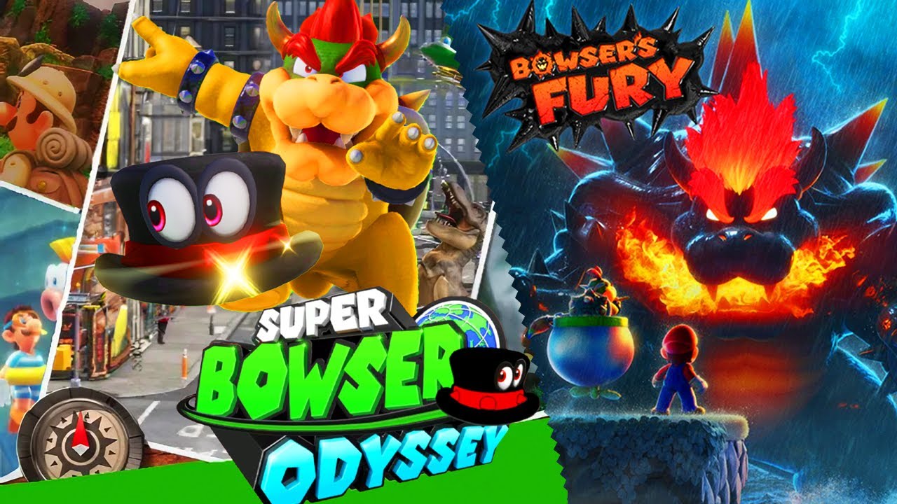Super Bowser Odyssey + Bowser's Fury - Full Game Walkthrough