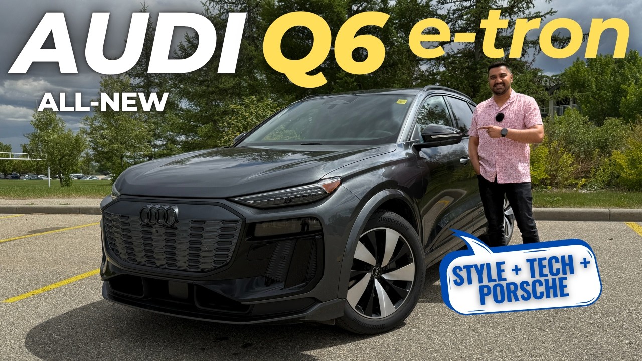 Обзор Audi Q6 e-tron 2025 года: ДНК Porsche встречается с роскошью Audi!