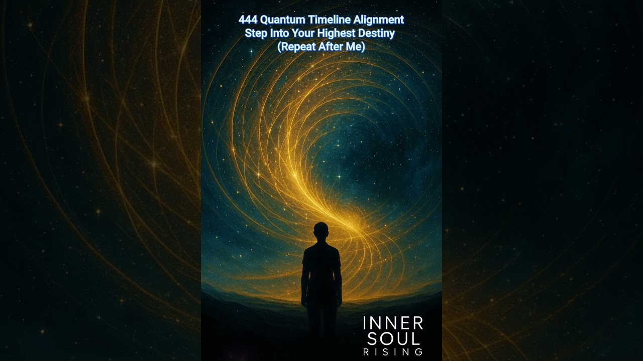444 Quantum Timeline Alignment | Step Into Your Highest Destiny (Repeat After Me)