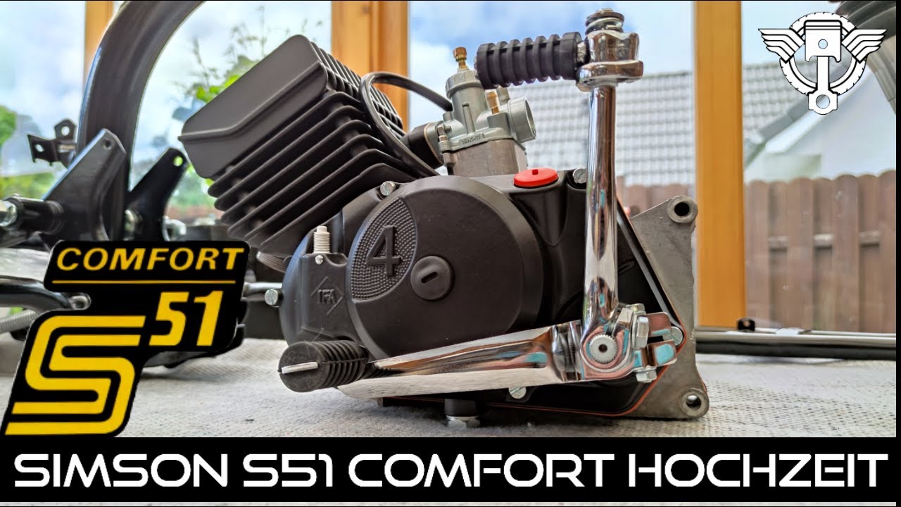 Simson S51 Comfort Neuaufbau das Projekt!! Teil 2 Heute kommt die Hochzeit