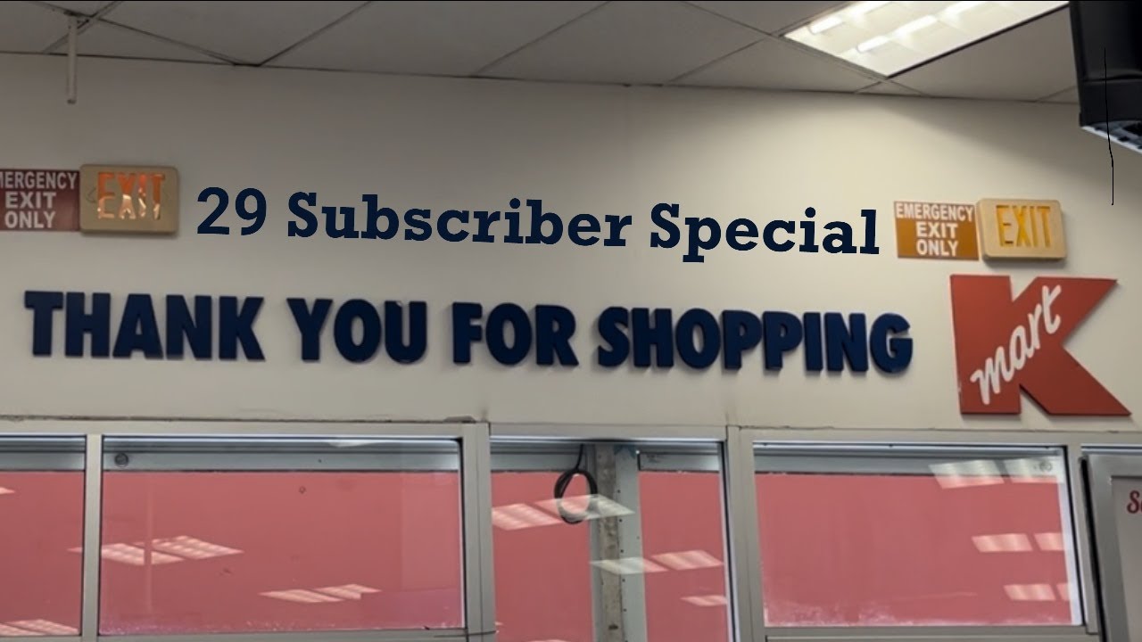 29 Subscriber Special: I visited one of the few remaining Kmarts in the US (feat. a bus stop review)